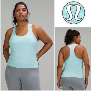 Lululemon Swiftly Tech Racerback 2.0 Race length in Icing blue. New with tags.